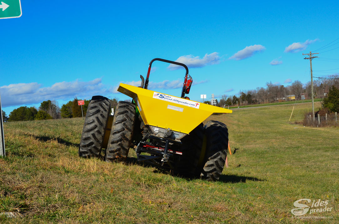 Spreading Black Wonder 5000 with the Sides SpreadAll Spreader Sides