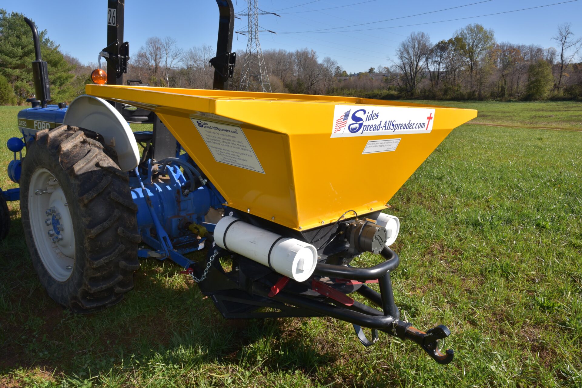 Sprigging with the Sides Spreader Sides Spreaders