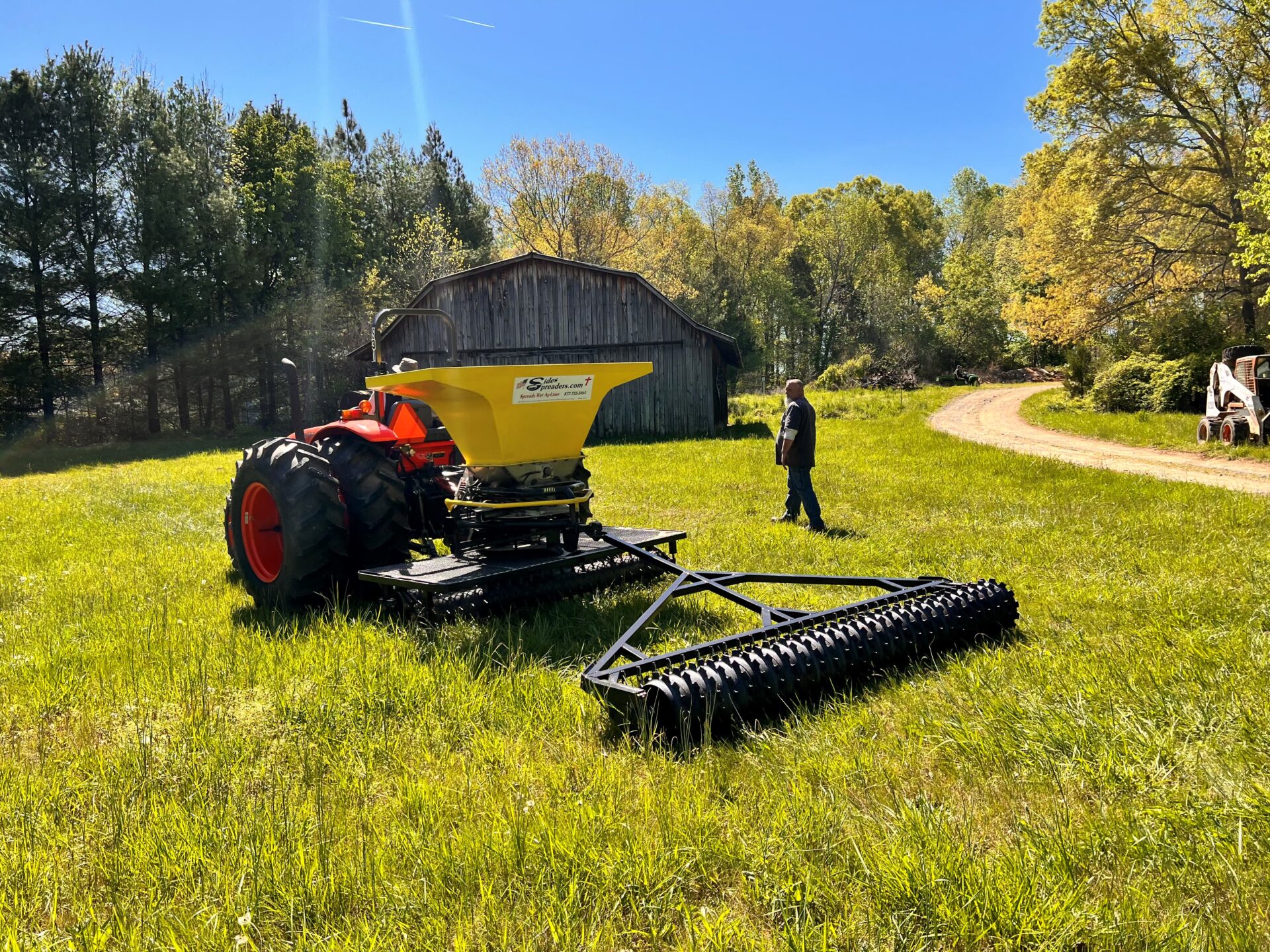 Another Happy Customer over seeding and fertilizer a future grass